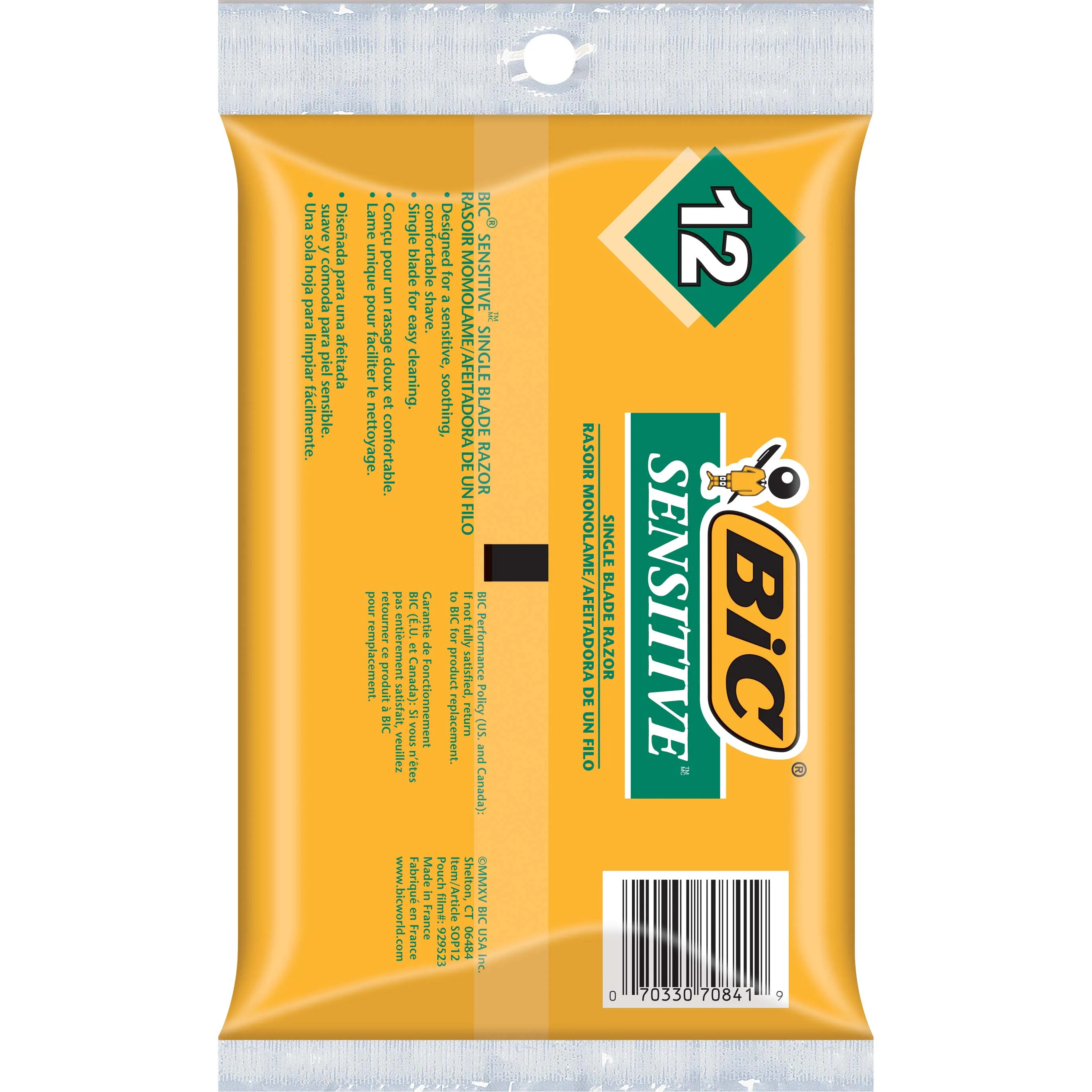 
BIC Twin Lady Sensitive Disposable Razor Blades Comfortable Smooth Shave 5 pcs 