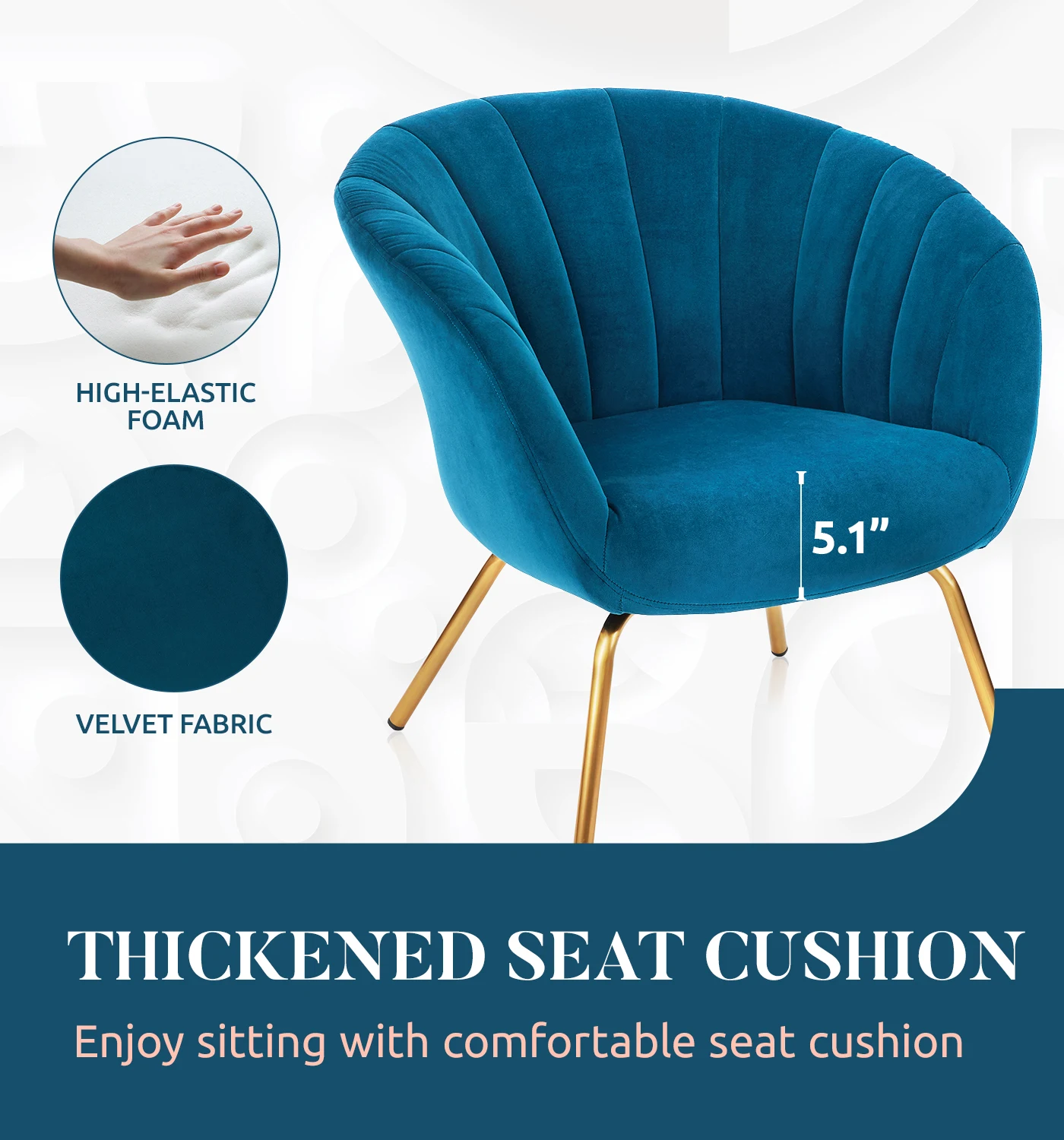 Современный бархатный дизайн, мебель для гостиной, стул для отдыха, стул для дивана, бархатный стул