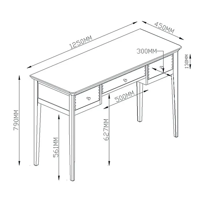 Luxurious Dressing Table for Makeup Bedroom Furniture