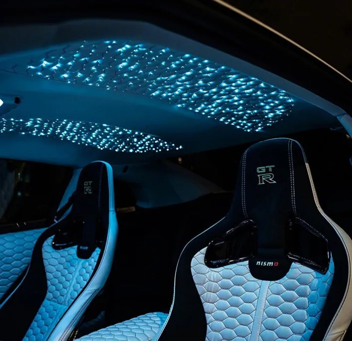 Car Use 6W RGB Romantic Background Light LED music starry sky fiber optic ceiling car roof star lights