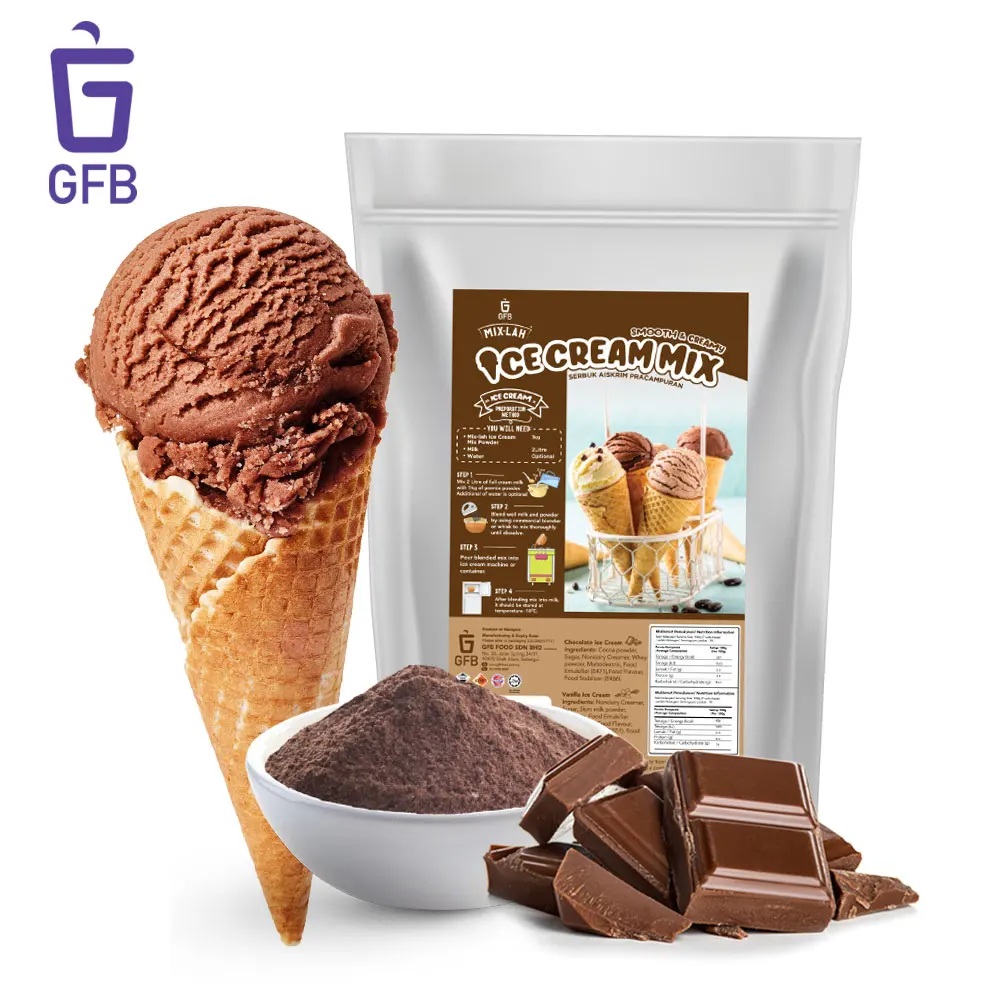 Шоколадное мороженое, мягкая подача, смешанный порошок для магазина мороженого