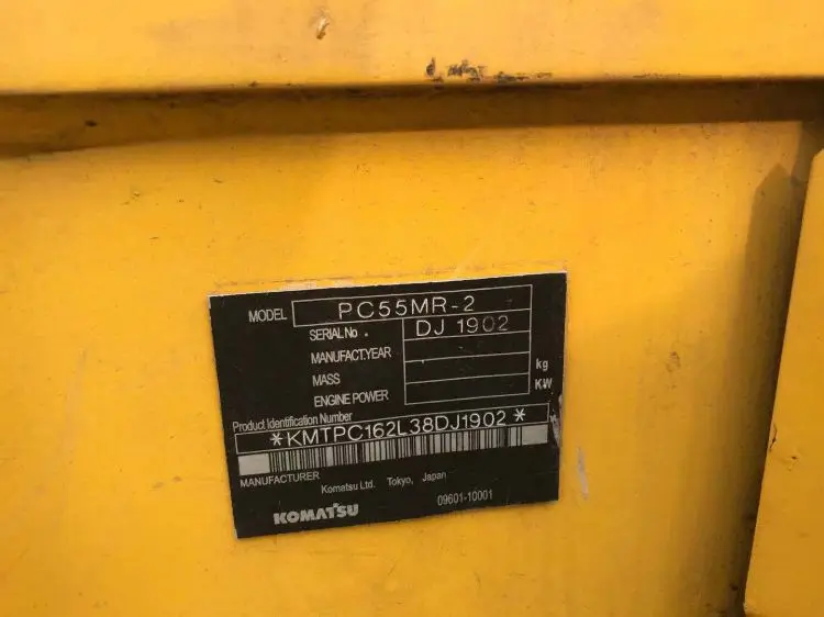 Used komatsu mini excavator komatsu pc55 /pc55 MR -2  for sale