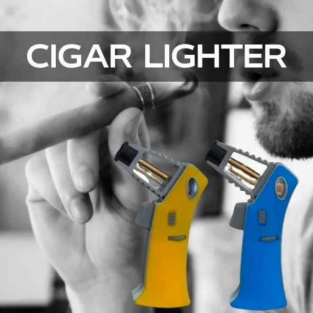 Flame Adjustable  big flame Custom Cigar Lighters