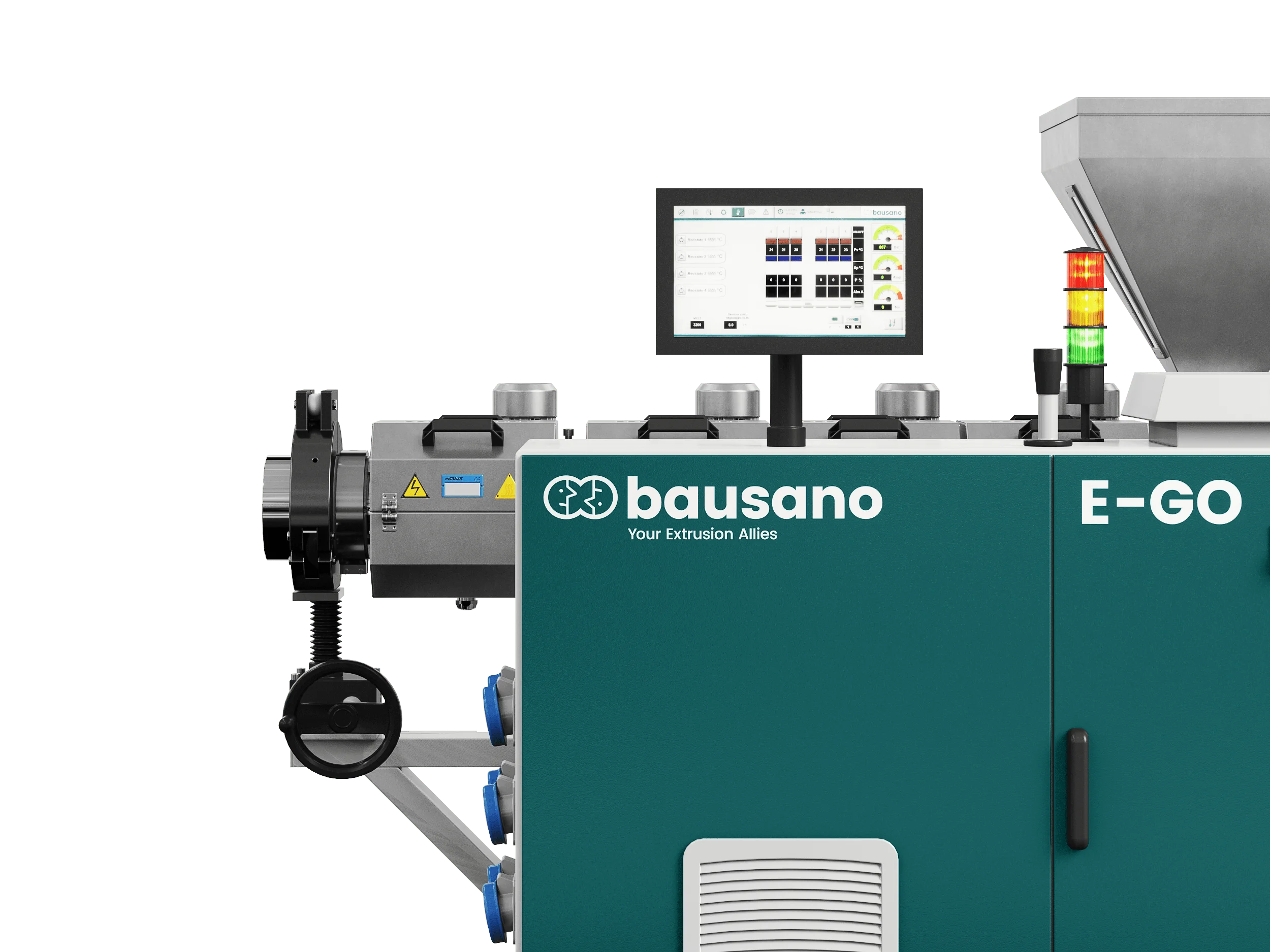 Bausano Single Screw Extrusion Lines | Single Screw Extruders LDPE Pipe for PO Pipes | PP HDPE PE Pipe Diameters Pipes