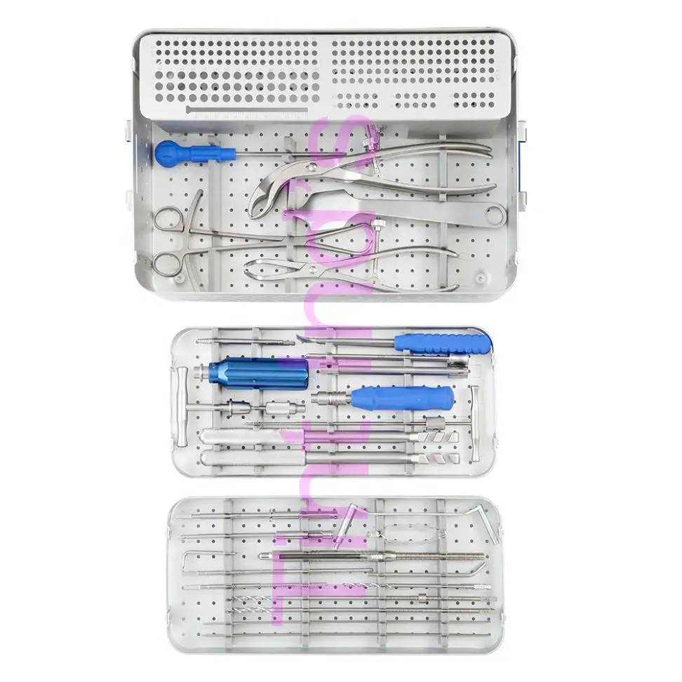 TinT Inds Orthopedic Surgical Instruments Large Fragment Locking Plate Instruments set