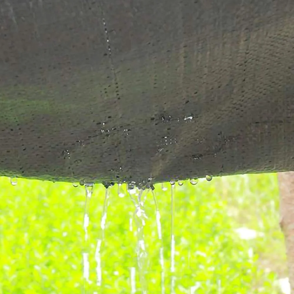 Полипропиленовый тканый барьер для сорняков, Ландшафтная ткань, коврик для сорняков, сельскохозяйственный напольный чехол, геотекстильная ткань