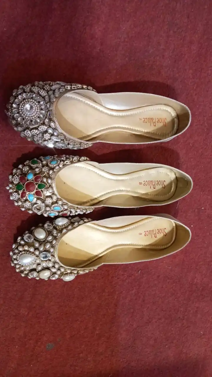 Ladies Khussa Shoes Fancy Khusa for Kids Indoor PK Flat,light Weight Mixed Colors IMPEXPO Khussey