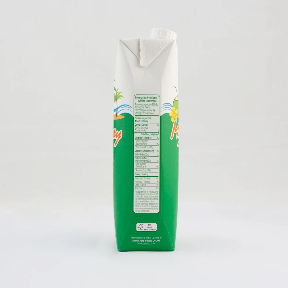  Хорошая вкусовая натуральная кокосовая вода 1000 мл Prisma из Таиланда оптом