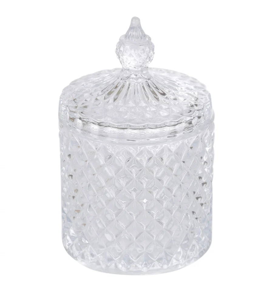 Candle Jar Empty Glass with Bamboo Lid Wholesale Colorful Frosted Amber Black Clear Valentine Print Handmade Silk Metal Cylinder