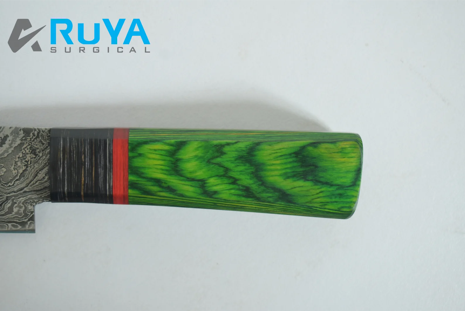 Kitchen Chef Tools Damascus Knives Hand Forged Custom Handmade Sharp Blade Damascus Steel with Leather Sheath CE Stainless Steel