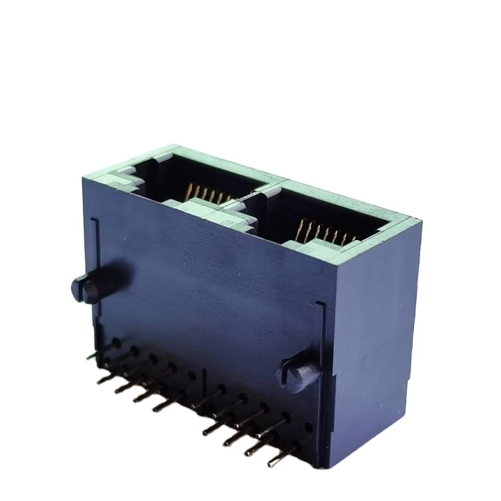 Порт RJ45 1X2 без экрана 10P8C