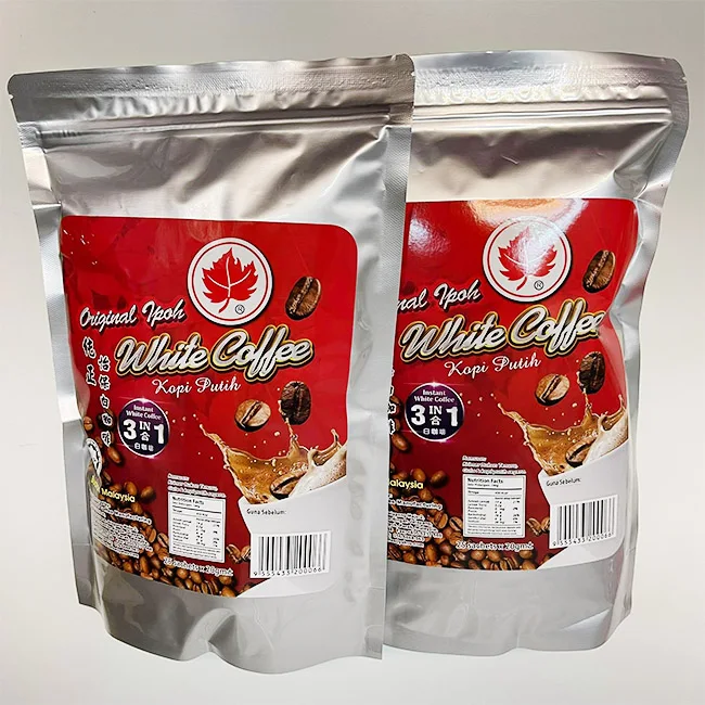 High Quality Instant Premix 3 in 1 Original White Coffee 1kg, 1 Carton 28 packs Suitable For Restaurant & Cafe