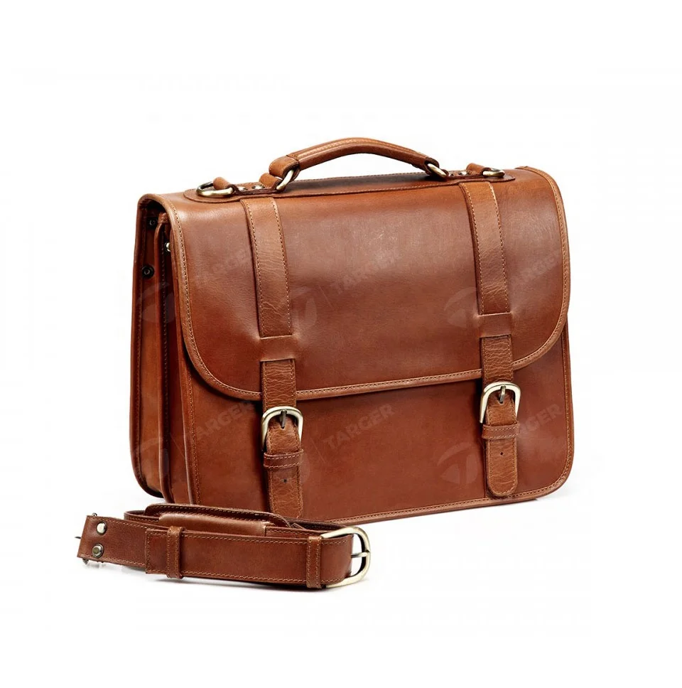 New Men Briefcase Genuine Leather Bags Office Handbags for Mens Vintage Messenger Bag Men Leather Laptop Bag