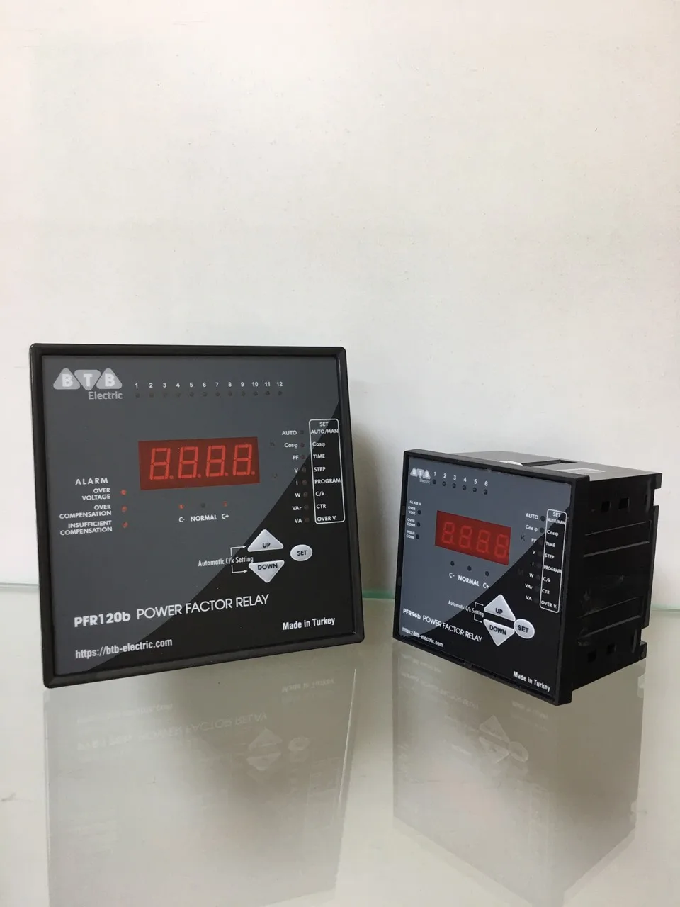 reactive power factor correction controller 8 STEPS VOLTAGE 380-415V NEW STYLE 2021 MADE IN TURKEY