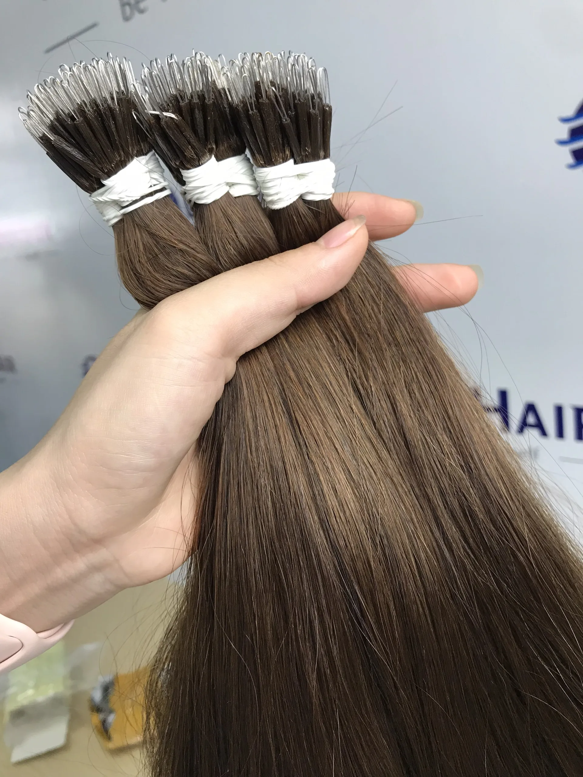  1 шт. натуральные нано-волосы Remy 100% высокое качество вьетнамские человеческие волосы всех цветов