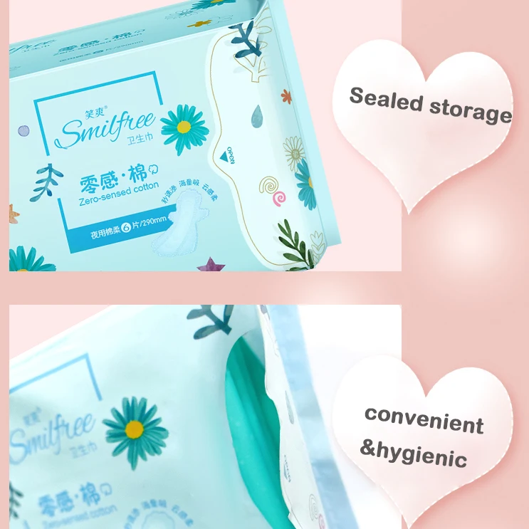 hygienic organic eco friendly sanitary napkin best woman pad in Korea
