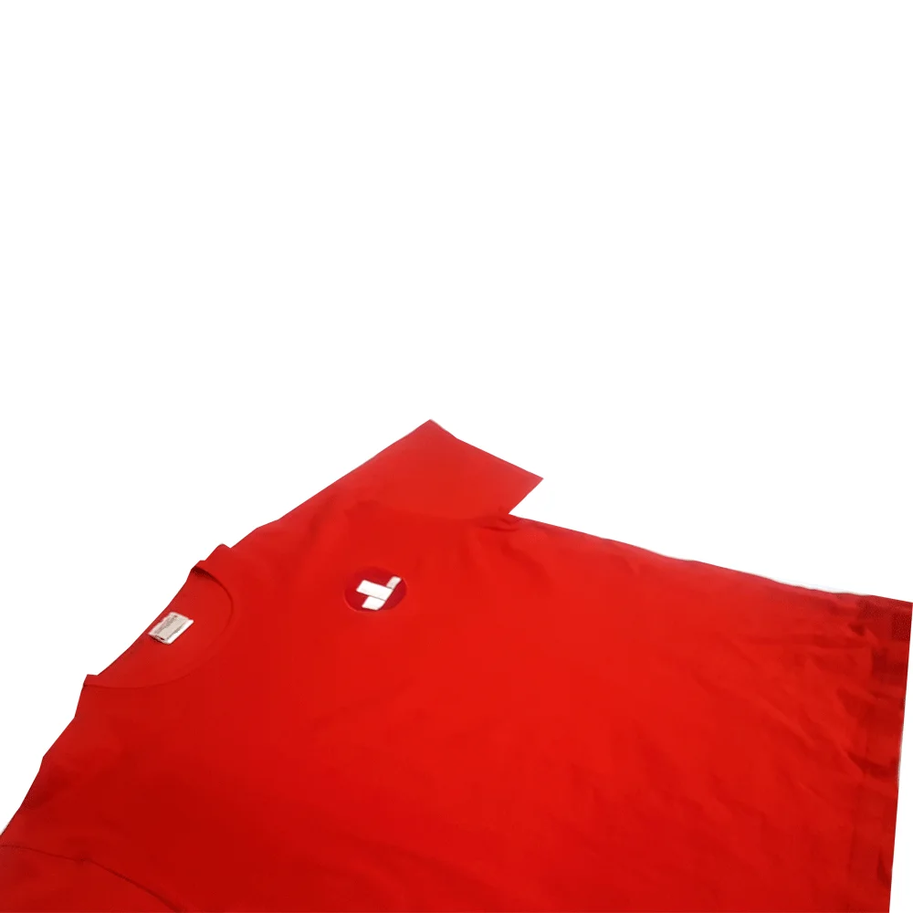 BEST QUALITY MENS RED COLOR CUSTOM LOGO T SHIRT