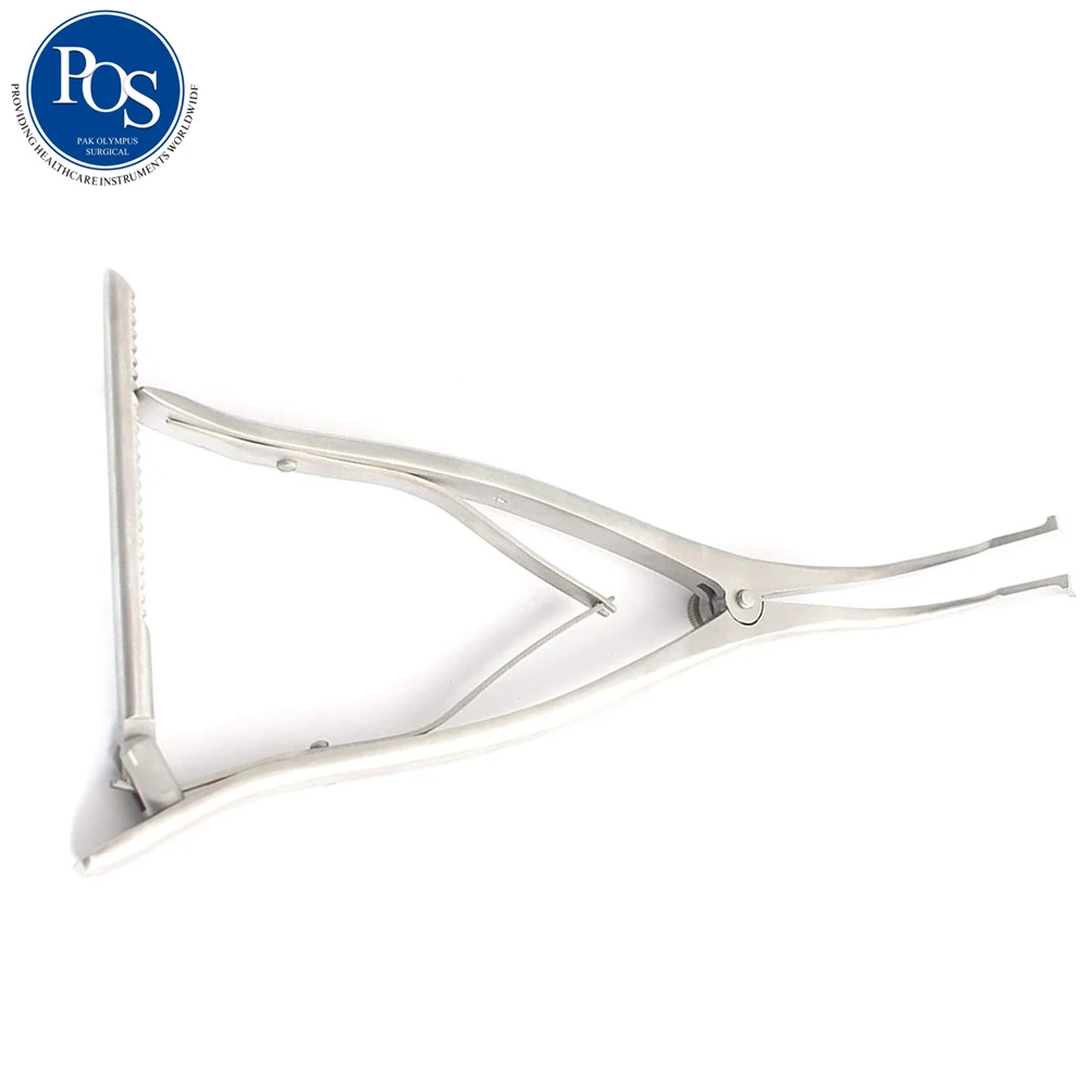 
Stainless Steel Lamina Spreader for Laminectomy Surgery 28mm Opening Jaw Serrated Orthopedic Instruments 