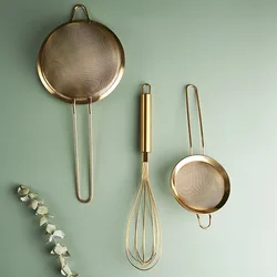 Kitchen Gadgets Whisk Water Coffee Smallest Mini Ultra Stainless Steel Tea Fine Mesh Strainer