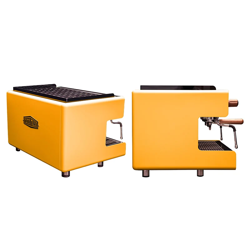 
Professional Coffee Machine MULTIBOILER Calliope Vintage Yellow Italian design Available for Sale 