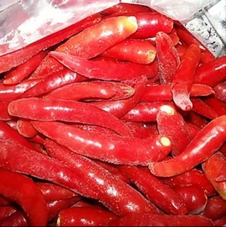 
Frozen Long Red chili High Quality Chili IQF Frozen Red Chili 