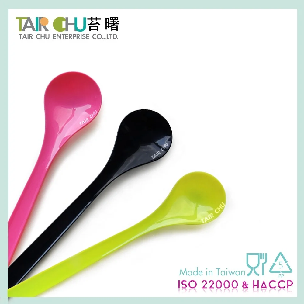 18cm Pink ice cream spoons