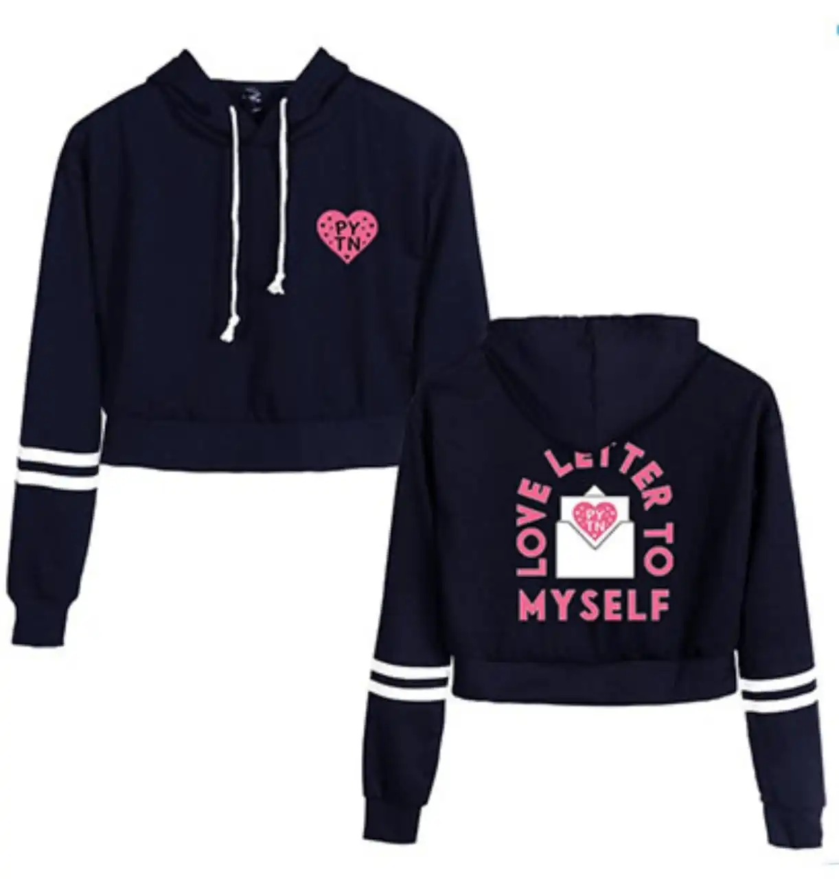  100% хлопок флис печать ваш собственный логотип пользовательские девочки кроп-топ толстовки для женщин в разных цветах