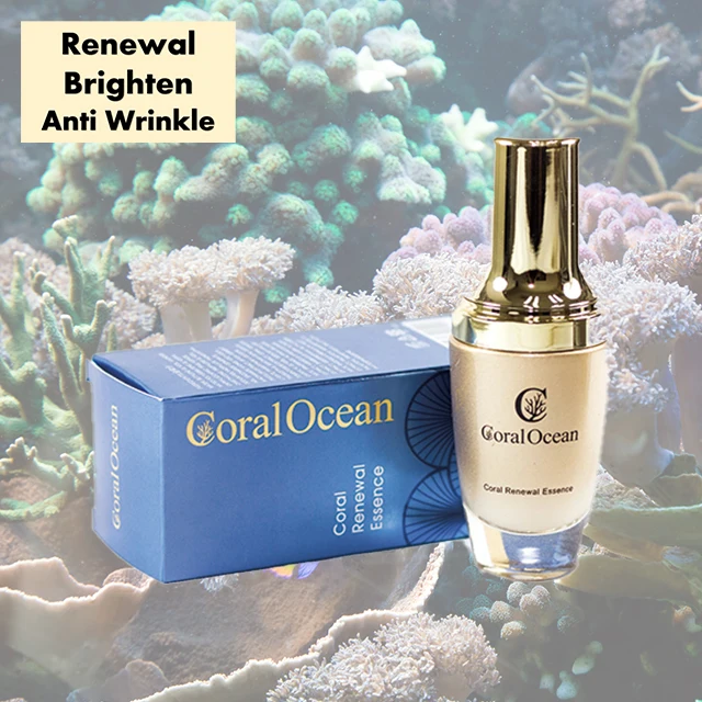 Coral Extract Essence Whitening Skin Care Serum Anti Wrinkle Removing Fine Line
