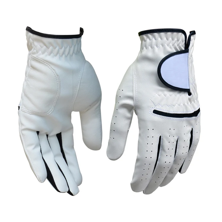 Cabretta Leather Golf Glove Golf Glove Full White Soft Genuine