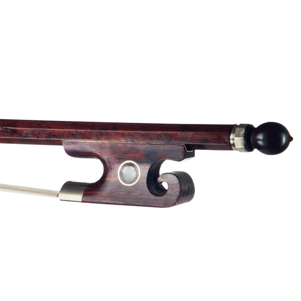 NAOMI 15' 16' Baroque Style Viola Bow With Snake Wood Frog White Horse Hair Well Balanced Violin Accessories