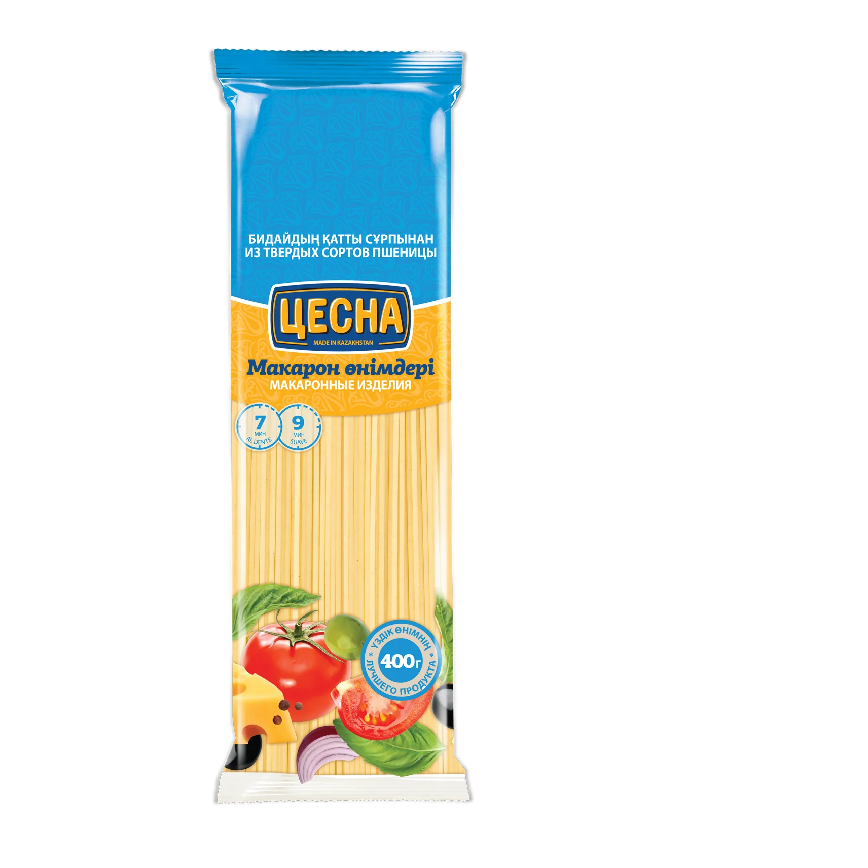 
 Высококачественная Твердая пшеница Cesna 400 г спагетти паста  