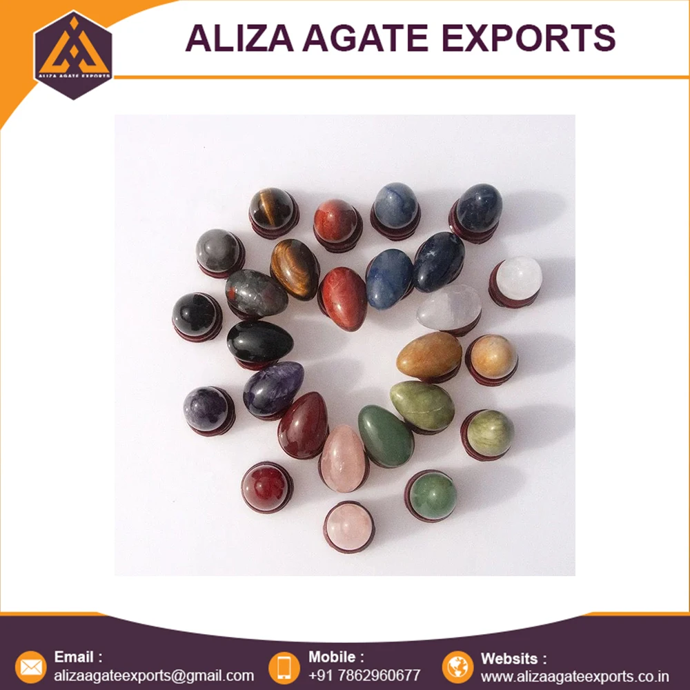 Hot sell cheap price Healing Rock Quartz Crystal Yoni Eggs Natural Jade Eggs for healing