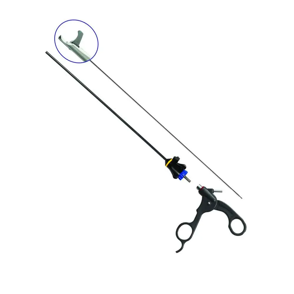 Hook Single Action Scissors Laparoscopic Gynecologic Scissor