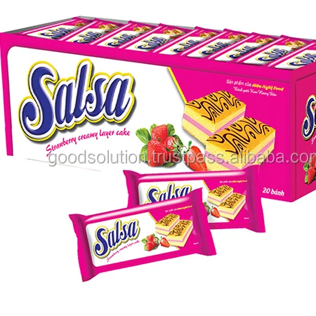 SALSA - LAYER CAKE 380 (STRAWBERRY FLAVOUR)