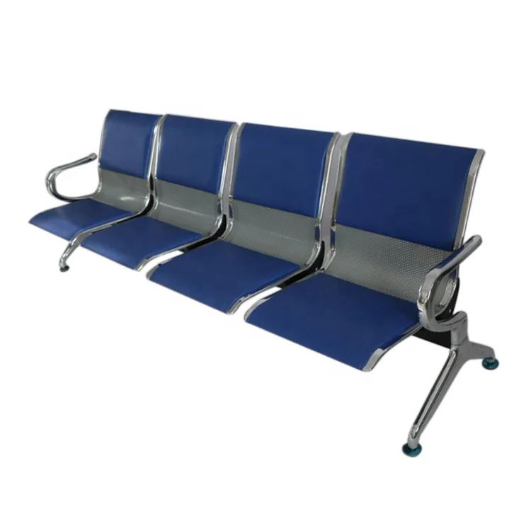 5-seater airport waiting chair red hospital chair waiting room in china with low price