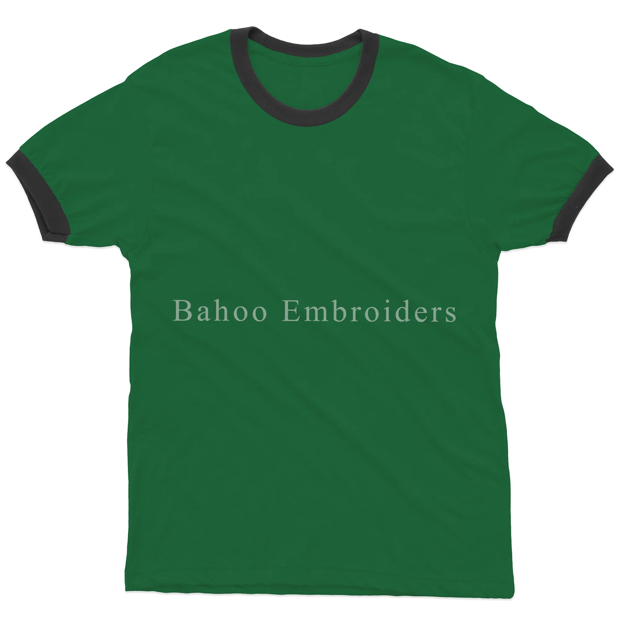 Мужская классическая футболка с коротким рукавом (синяя)