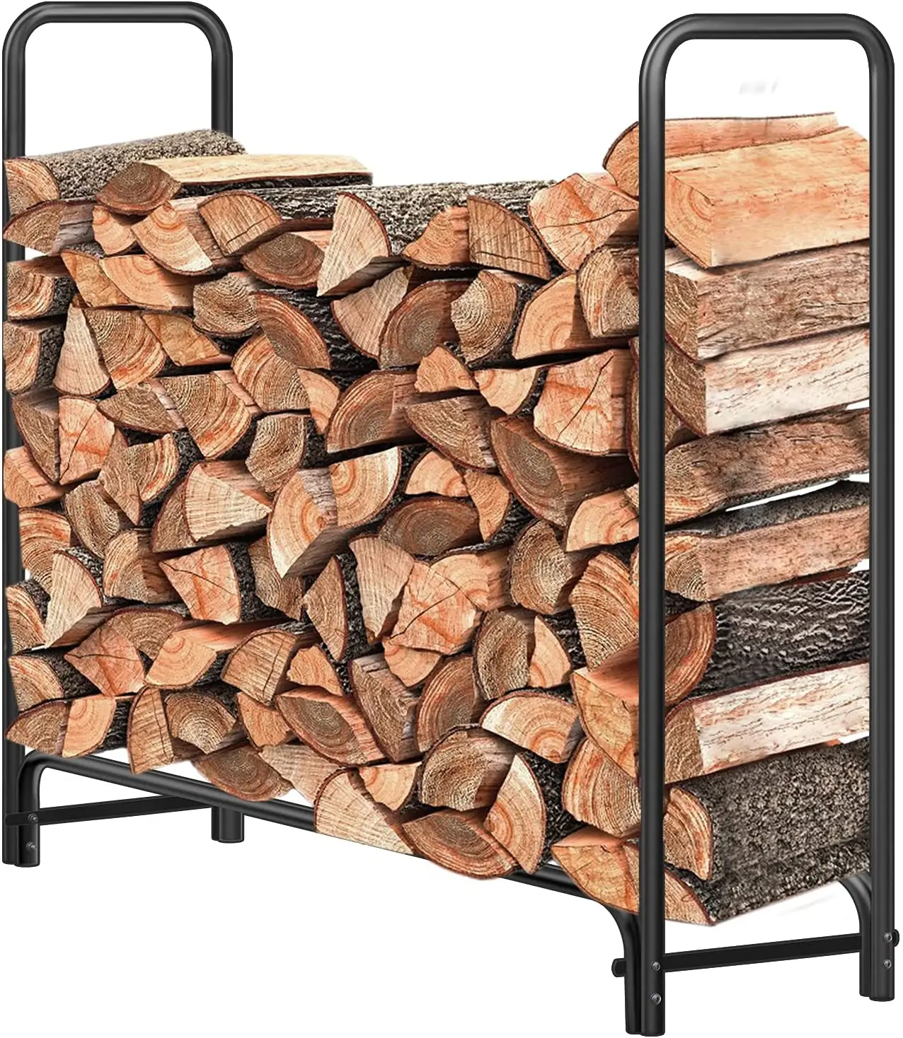 Folding Extensible firewood log/Luggage carrier cart with 4 wheels