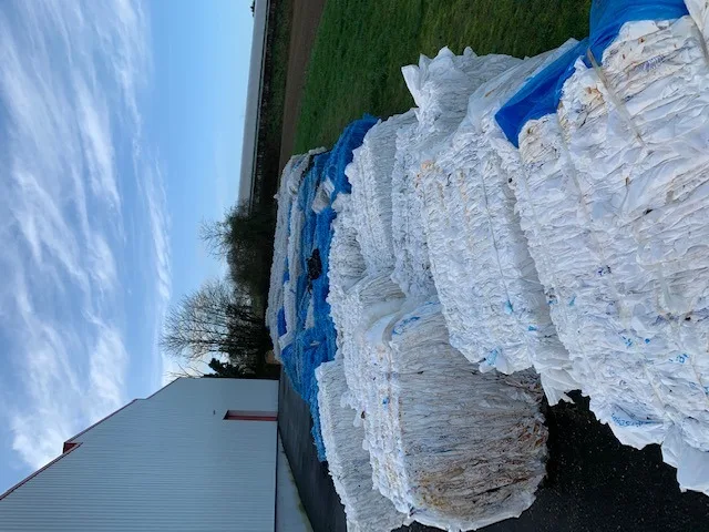 
PA PE film bales and roles 