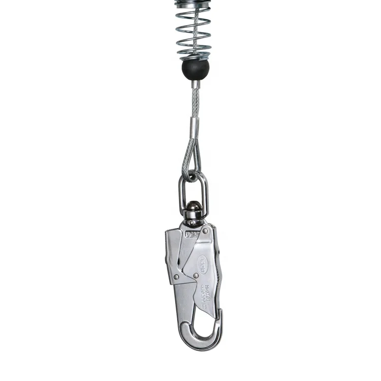 CE Certified Retractable Fall Arrester wirh Steel Rope System