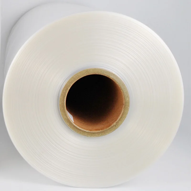 12.5 micron center folded POF Heat Shrink Film Wrap for auto packing machine