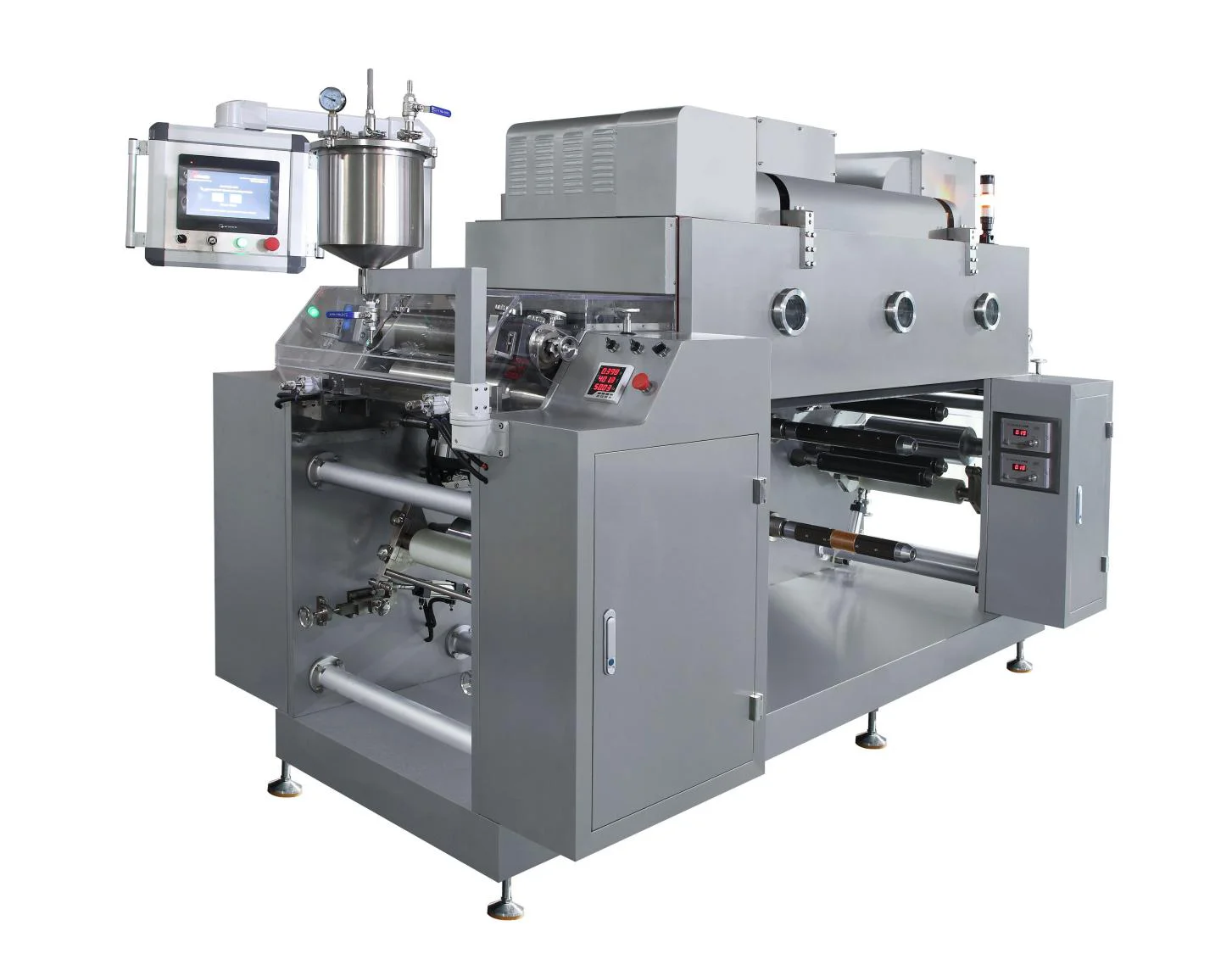 Automatic mouth dissolving film coating machine