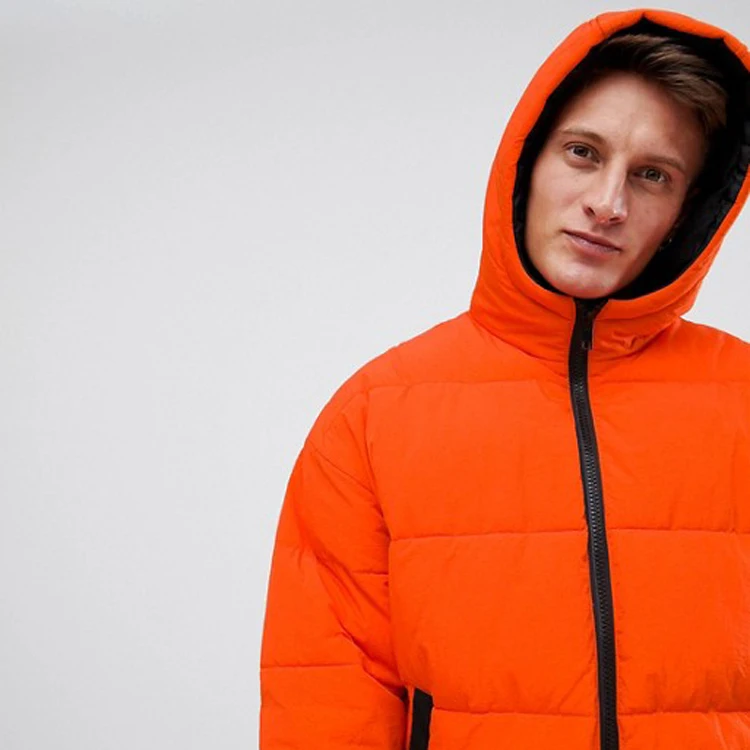 Лидер продаж зимняя мужская теплая куртка-пуховик с воротником-стойкой на заказ