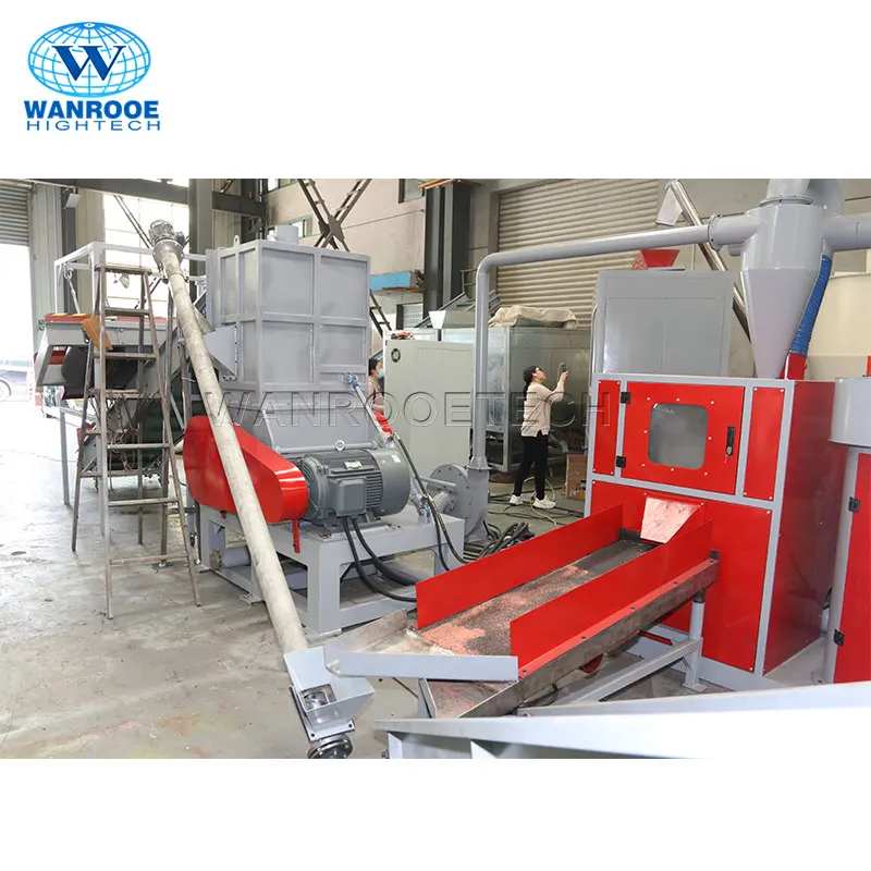 Cable Wire Cutting And Stripping Machine Crusher Copper Recycling Line