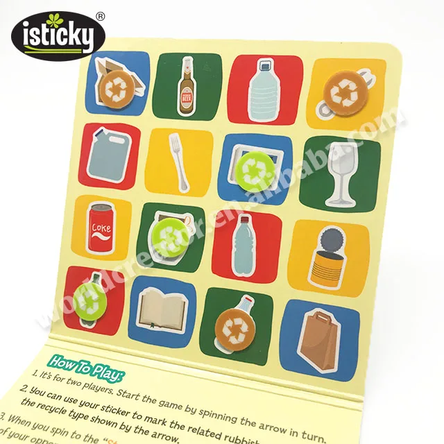 
Educational Board Game Recycle Bingo Travel Games 