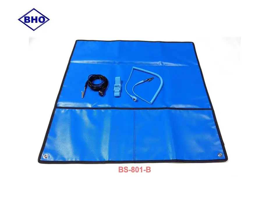 BS-802 ESD safe blue antistatic field service mat
