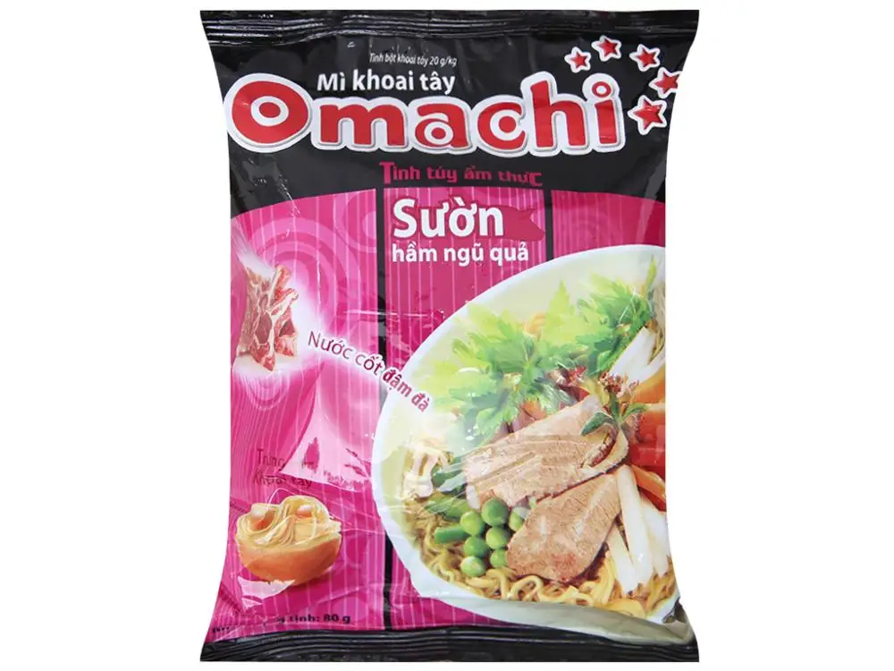  Omachi Рубчатая Картофельная лапша быстрого приготовления-80