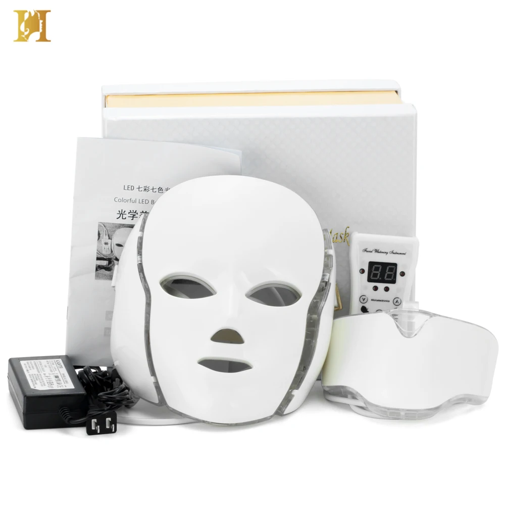 Hot Selling Photon Therapy Facial Mask Skin Rejuvenation Anti-Aging/Wrinkle Electric Heating  Face Mask Beauty Skin Care Device