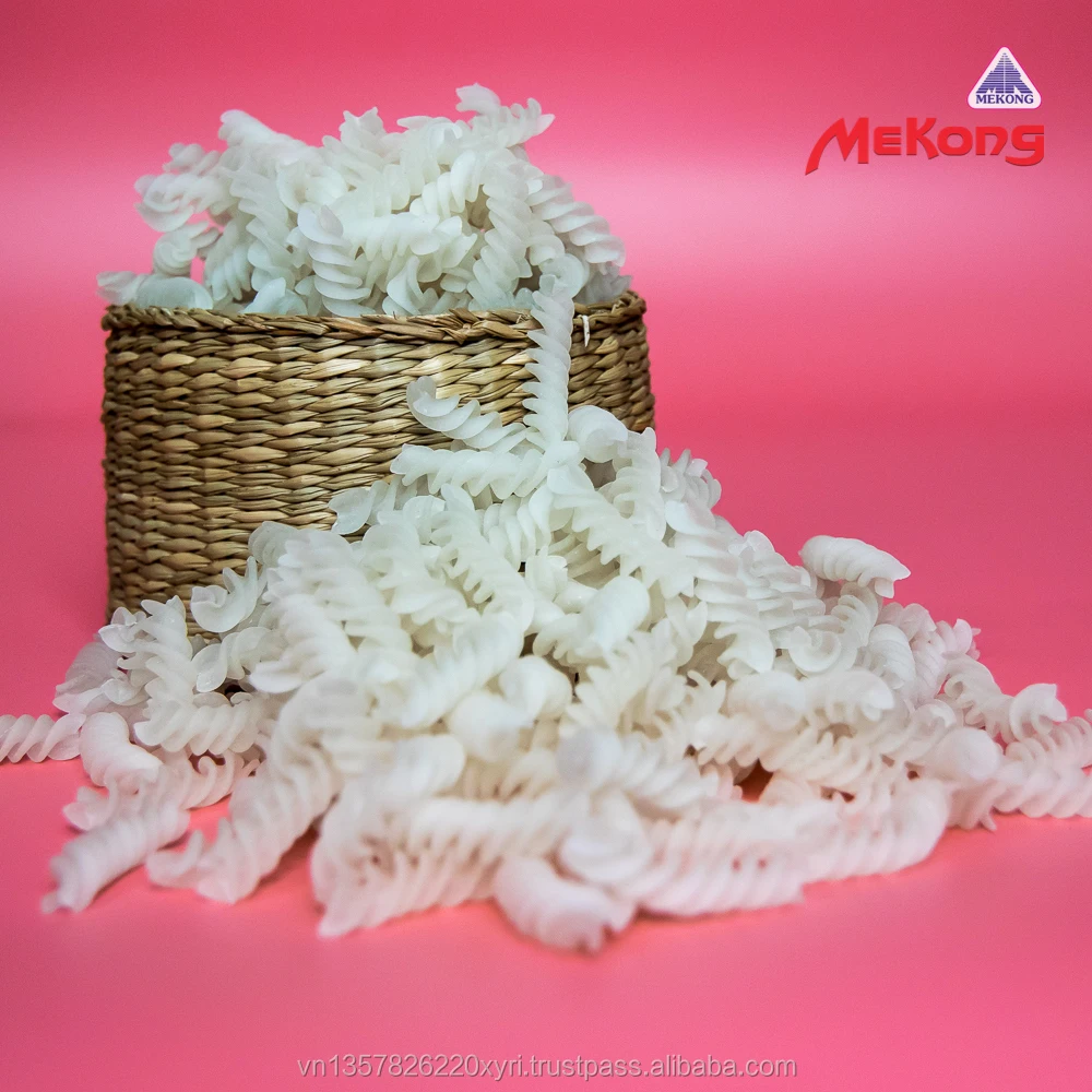 Healthy Rice flour cassava Low Salt Low Sodium Short Macaroni  White Color made in Vietnam Manufacturer Macaroni Rice Pasta