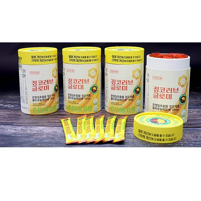 Improving Memory Function Cardio circulation Ginkgolove Glomus Korean Domestic Manufactured High Quality Healthy Drink