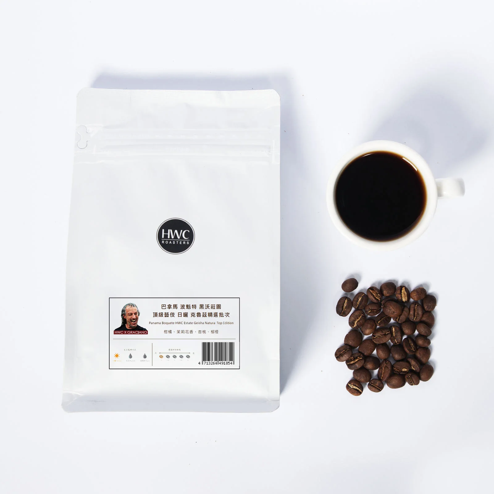 Panama HWC Estate Top Edition Geisha Natural Arabica Roasted Coffee Bean OEM ODM Customized Private Label Wholesale